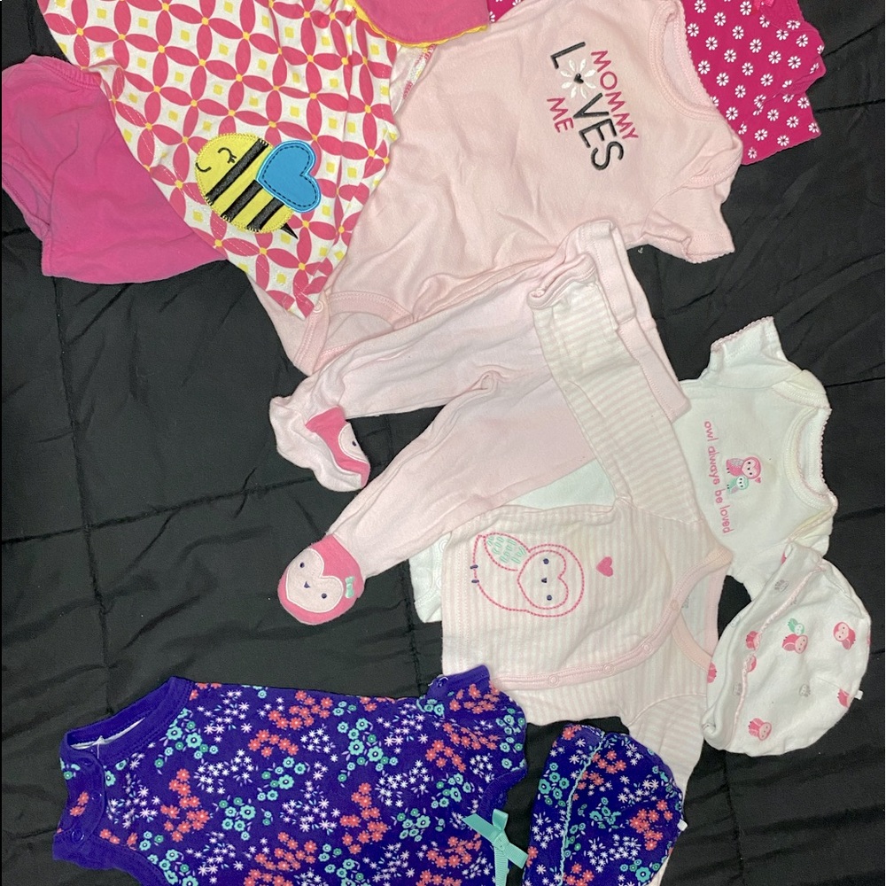NB-3 month bundle baby girls clothes